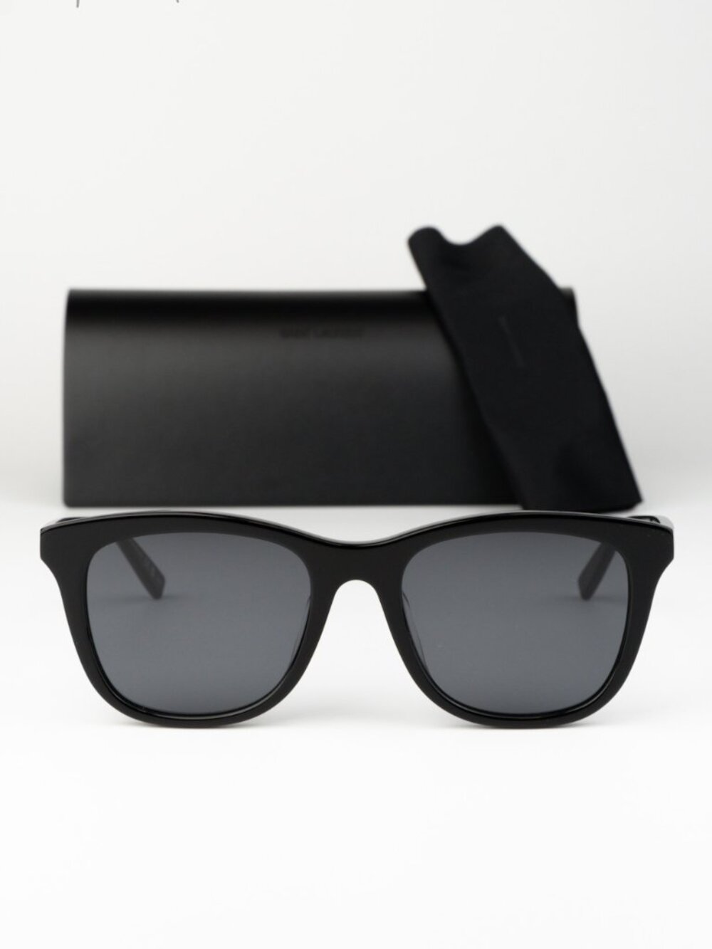 Saint Laurent Men Sunglasses Black Square SL587/K 001 NEW AUTHENTIC